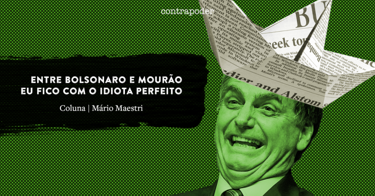 Entre Bolsonaro e Mourão eu fico com o idiota perfeito